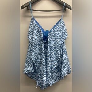 Pink Lily Bow Tie Front Romper